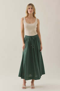 Isle of Mine Aurora Maxi Skirt Myrtle