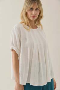Isle of Mine Ingrid Pleat Top Lotus