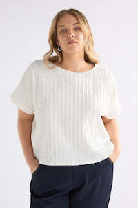 Elk: Elk Orta Boxy TShirt White