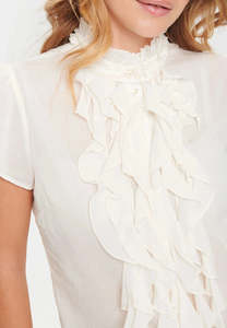 Saint Tropez Tilli SS Shirt Ice