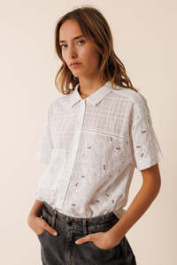 Indi Cold: Indi & Cold SK350 Combined Embroidery Shirt
