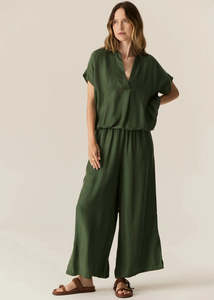 Pol Henri Shirt with Cord Green