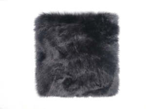 Fibre By Auskin Sheepskin Homewares: Fibre by Auskin Chair Pad Square Steel