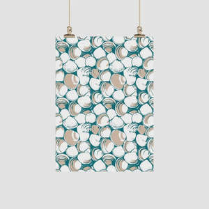 Kitchen: Ali Davies Tea Towel 100% Organic Cotton Shells