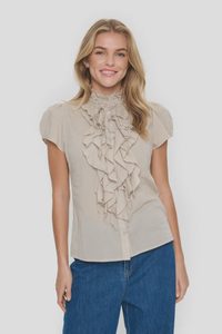 Saint Tropez Tilli SS Shirt Plaza Taupe