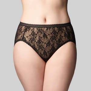Knitwear: The Knicker Lacies Hi Cut Brief