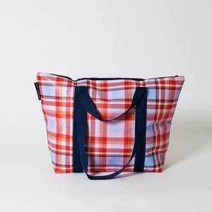 Project Ten Zip Medium Tote Tartan