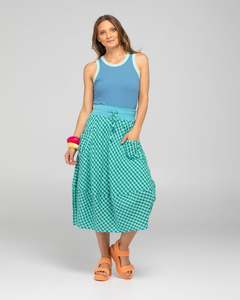 Boom Shankar Guru Skirt Green