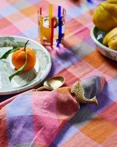 Gifts: Kip & Co Tutti Frutti Linen Tablecloth Round