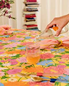 Gifts: Kip & Co Follow the Sun Yellow Tablecloth Large Rectangular