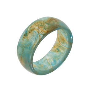 Gifts: Mē the Label Large Bangle Blue Brown Swirl