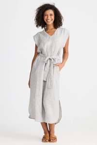 Shanty Sebou Dress Charcoal Fleck