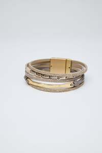 Gifts: Holiday Life Evelyn Bracelet Beige