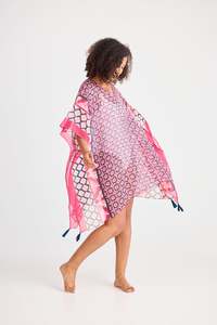 Holiday Life Stella Kaftan Pink Floral