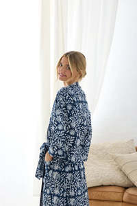 Holiday Life Namaste Robe Wild Paisley Print