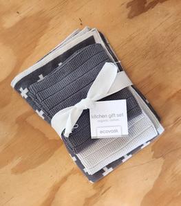 Ecovask Kitchen Gift Set Fog Nimbus Charcoal