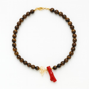 Jewllery: Mē the Label Ember & Coral Necklace