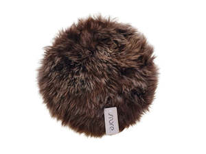 Homeware: Fibre by Auskin Sheepskin Longwool Chair Pad Natural Brown