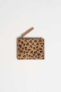 Bags: Indi & Cold RH736 Leather Purse Leopard Camel