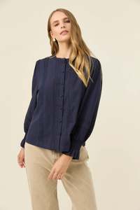 Clothing: Isle of Mine Maeve Shirt Navy