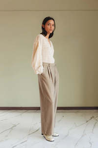 Indi & Cold KI221 Organic Cotton Blouse Blanco