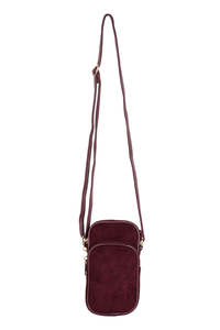 Eb & Ive Sable Phone Bag Mahogany