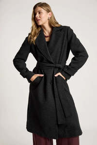 Jackets Coats: Eb & Ive Sable Coat Char