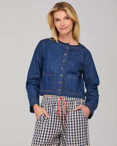 Boom Shankar Fumiko Jacket Dark Denim