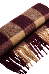 Accessories: Eb & Ive Zala Scarf Mahogany