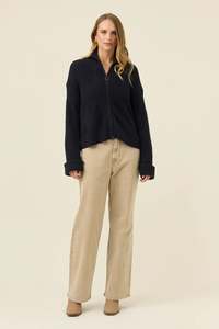 Isle Of Mine: Isle of Mine Sadie Zip Jumper Navy