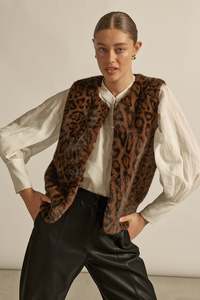 Zoe Kratzmann Affirm Vest Ocelot