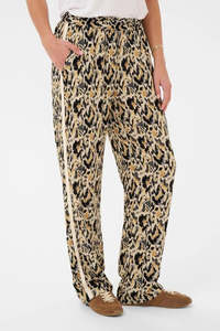 Pants Shorts: Saint Tropez Osina Pants Tannin Blurry Animal