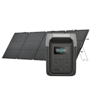 EcoFlow DELTA 3 (1500) + 220W Bi-facial Solar Panel