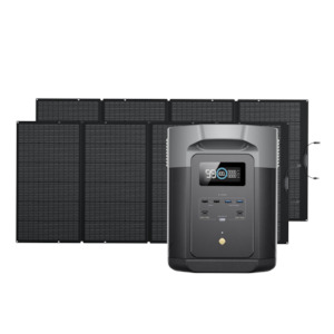 Ecoflow Delta Series Solar Generators: EcoFlow DELTA 2 MAX + 400W Solar Panel*2
