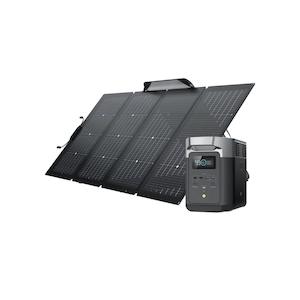 EcoFlow Delta 2 + 220W Solar Panel Bi-facial