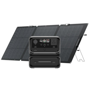 Ecoflow River Series Solar Generators: EcoFlow RIVER 3 Max+160W Single-facial Solar Panel