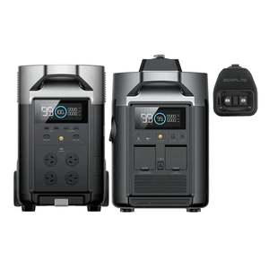 Ecoflow Portable Power Station: EcoFlow Delta Pro + Duel Fuel Smart Generator + Adapter