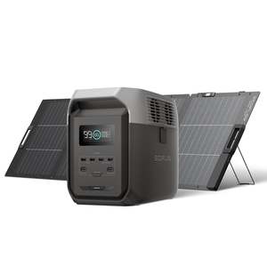 EcoFlow DELTA 3 (1500) + 220W Lightweight Portable Solar Panel