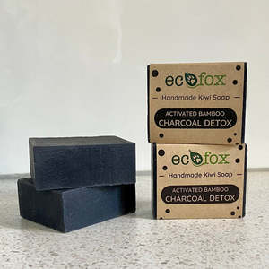 Pure Bliss Handmade All Natural Body Soap Bar Collection: Charcoal Detox - a deep cleansing facial soap bar