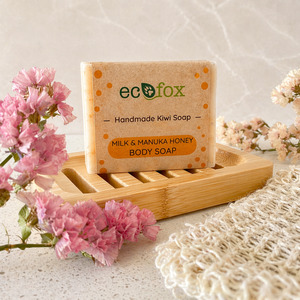Pure Bliss Handmade All Natural Body Soap Bar Collection: Milk and Manuka Honey Body Soap