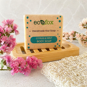 Pure Bliss Handmade All Natural Body Soap Bar Collection: Citrus and Mint Body Soap