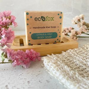 Pure Bliss Handmade All Natural Body Soap Bar Collection: Citrus and Mint Body Soap