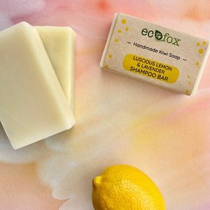 Eco Conscious Shampoo And Conditioner Bars: Luscious Lemon and Lavender Shampoo Bar