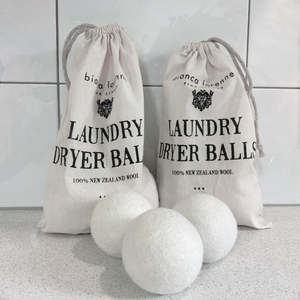 Sustainable Kitchen And Laundry Accessories: Laundry Dryer Balls - Set Of 3