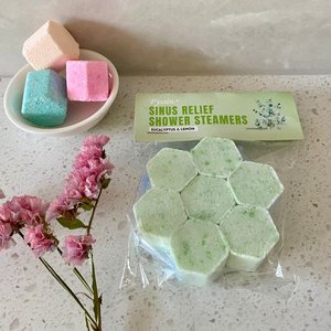 Shower Steamers Enjoy Aromatic Showers: Shower Steamers - Sinus Relief Menthol & Eucalyptus