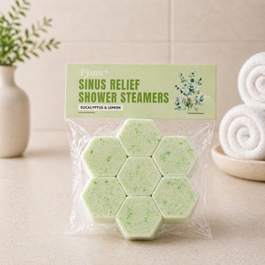 Shower Steamers Enjoy Aromatic Showers: Shower Steamers - Sinus Relief Menthol & Eucalyptus