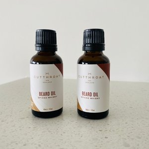 Cutthroat New Zealand Mens Care Collection: Spiced Whisky Beard Oil