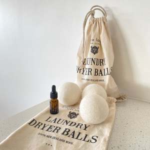 Bundle Bliss: NZ Wool Laundry Balls & Fragrance Oil
