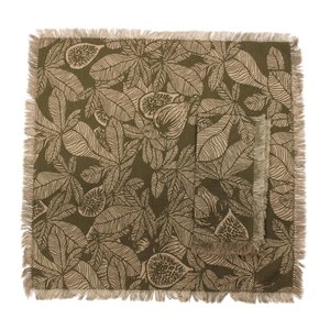 Fig Napkin - Burnt Olive