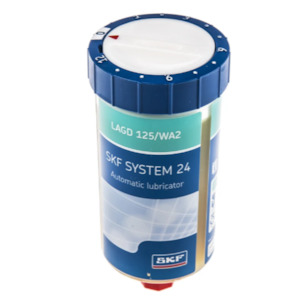 col LH Parts and accessories: SKF Automatic Grease Lubricator (LAGD 125/WA2) and/or SKF 400g grease tubes
